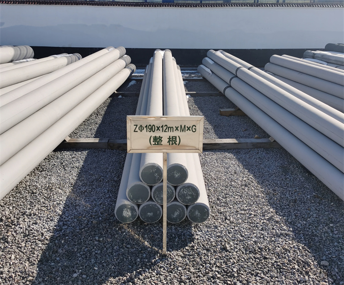 枣庄190×12米钢筋混凝土水泥电线杆